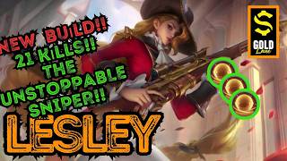 LESLEY!! NEW BUILD &amp; SHIELD SPELL WITH THE UNSTOPPABLE SNIPER!!