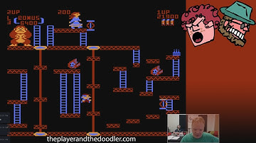 Donkey Kong for the Atari 800: The Player and the Doodler