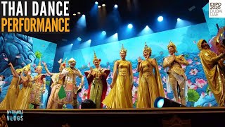 Traditional Thai Dance performance at the Thailand Pavilion Expo 2020 Dubai