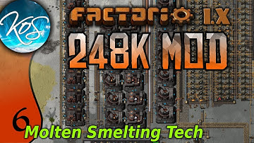 Factorio 248k Mod 06 - MOLTEN METAL TECH - Tips & Tricks