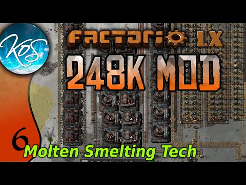 Factorio 248k Mod 06 - MOLTEN METAL TECH - Tips & Tricks