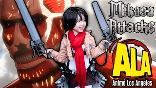 Mikasa Attacks Anime Los Angeles 2022 Ft Bonnie Ayame