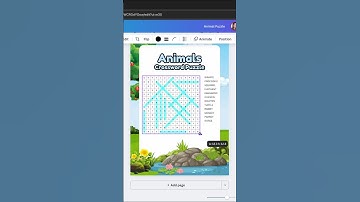 how to create a crossword puzzle in canva #canva #canvaai #canvatutorial #canvahacks #canvadesign
