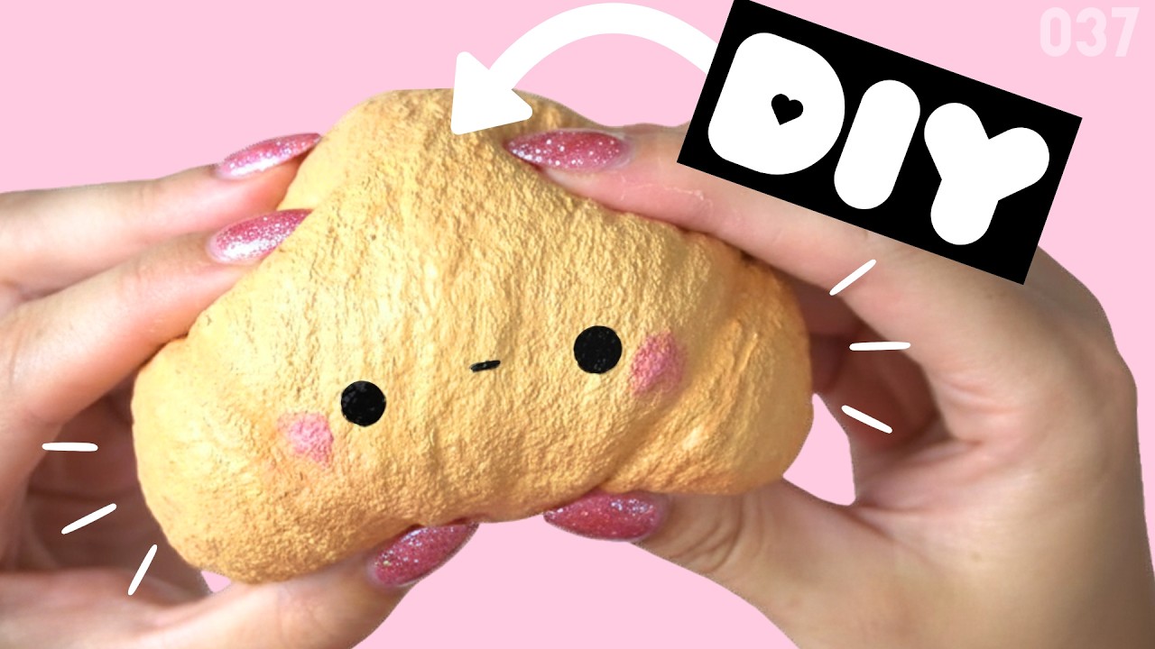 DIY croissant squishy (THE BEST!)