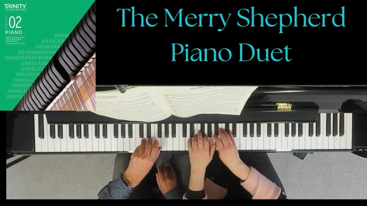 The Merry Shepherd Piano Duet (Kinscella)-Grade 2 Trinity Piano from 2023 extended edition