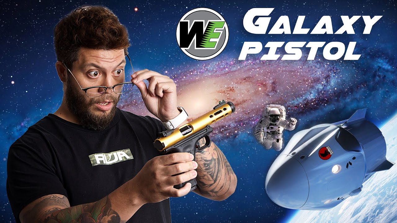 WE Galaxy G Series Green Gas Airsoft Pistol   Silver   RedWolf