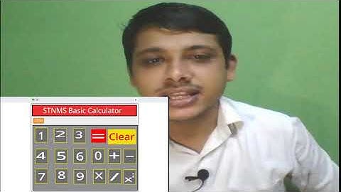 Basic Calculator Using Scratch