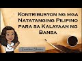 Kontribusyon ng mga Natatanging Pilipino sa Kalayaan ng (Bansa Panahon ng Himagsikan) Mp3 Song