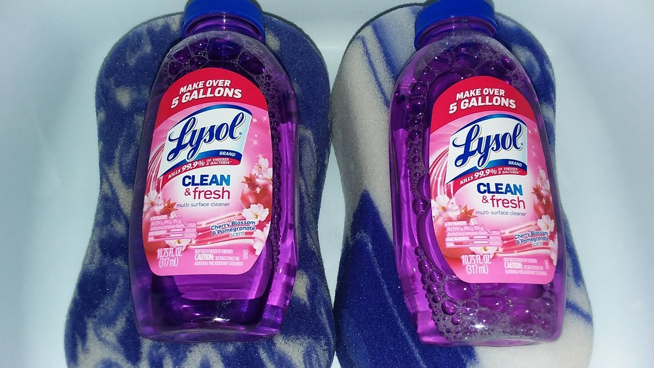 Cherry Blossom & Pomegranate Lysol +rinse +recycling YouTube