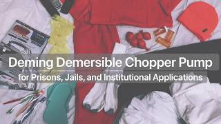 Deming Demersible Chopper Pumps -  Prisons, Jails, and Institutional Applications