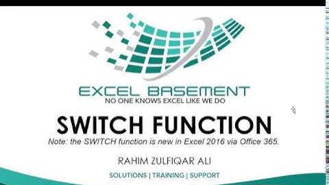 Microsoft Excel SWITCH Function (Fundamentals + Example)