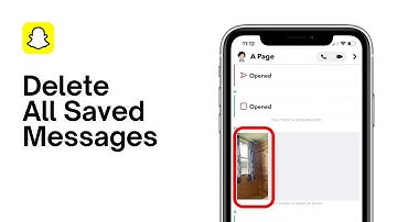 How To Delete All Saved Messages On Snapchat (Easy)