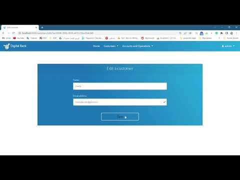 application Web basée sur Spring et Angular qui permet de gérer des comptes bancaires