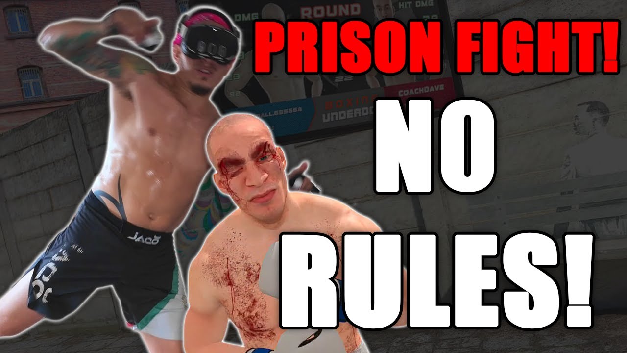 Боксёрский аутсайдер — ПОЛНЫЙ режим UFC в тюремном дворе!
