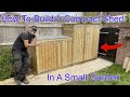 How to build a compact shed for a small garden