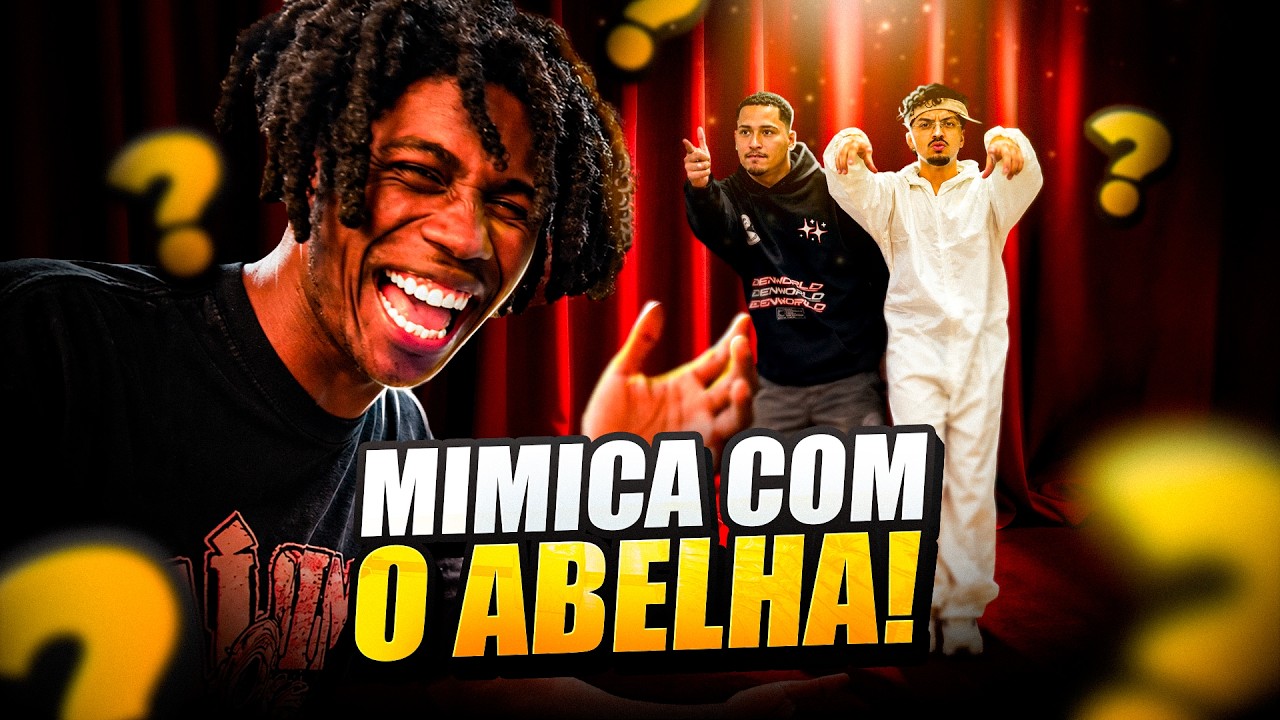 MÍMICA COM ABELHA, MAIK E CRIAL