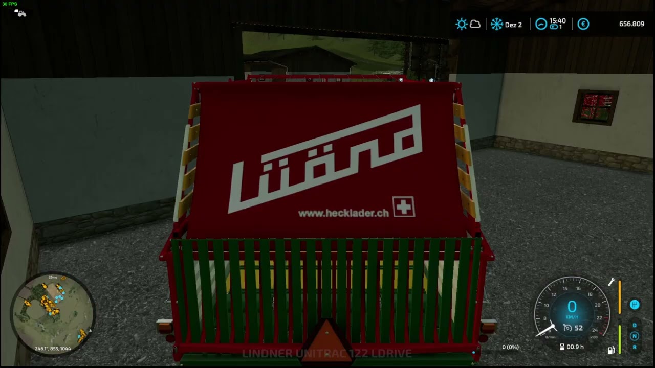 Winter Transport mit 