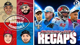 🚨 NFC South Roundtable | Preseason Week 1 HOT TAKES and Takeaways!