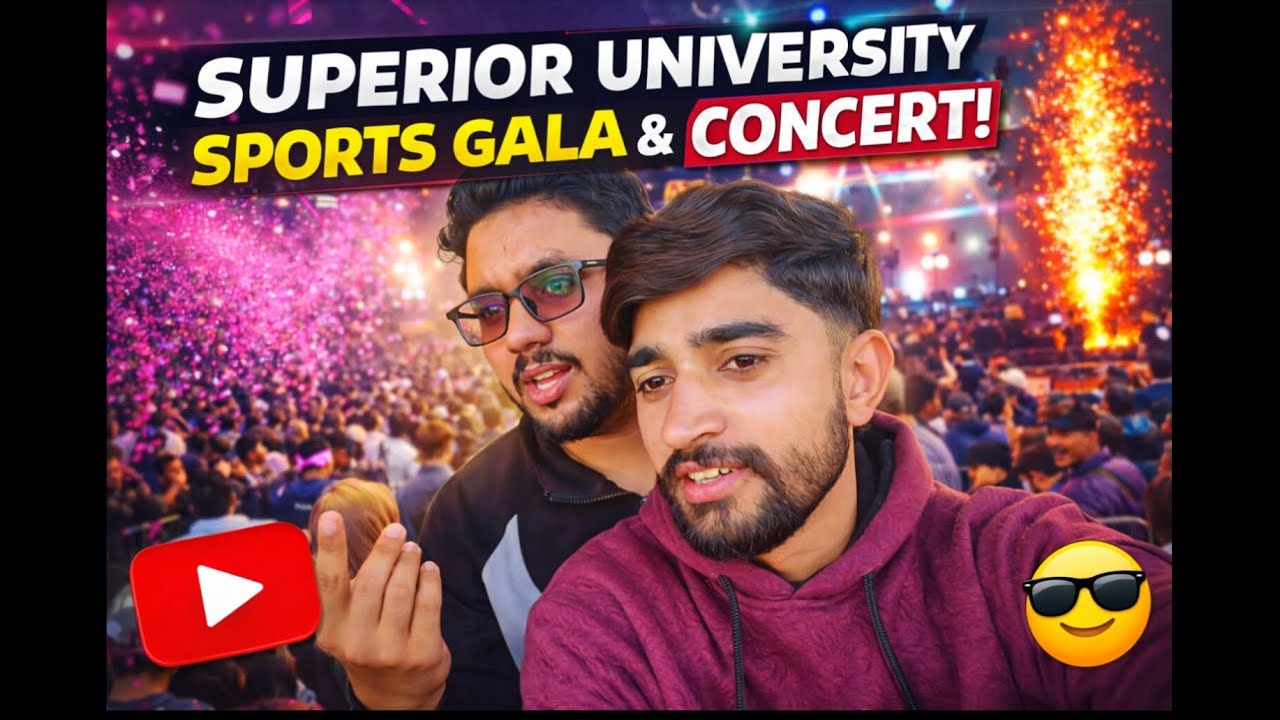 Sports gala or concert 😎 #SuperiorUniversity#SportsGala#UniversityConcert#CollegeLife