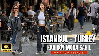 Moda Coast:Beautiful Beach,Lively Streets,Fashion Stores,and Trendy Cafes for the Stylish|4K UHD by Walking With Habib 633 views 3 days ago 1 hour