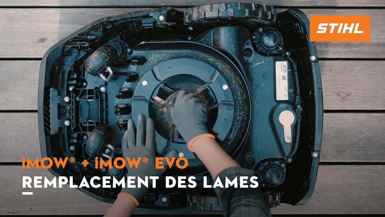 Robot tondeuse STIHL iMOW® | Remplacement des lames iMOW®