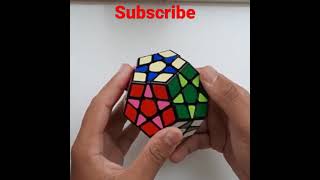 Checkerboard pattern on megaminx||#shorts