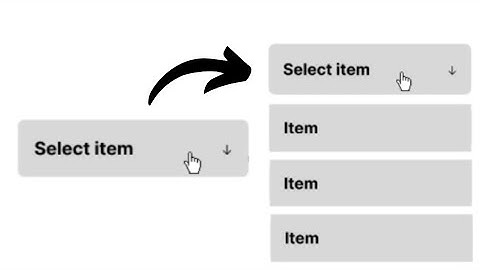 Pure and simple drop-down menu in figma #figma #uiuxdesigner