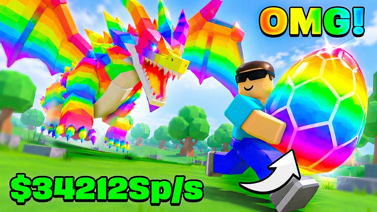 I Stole the RAREST EGG in ROBLOX STEAL AN EGG GAME!