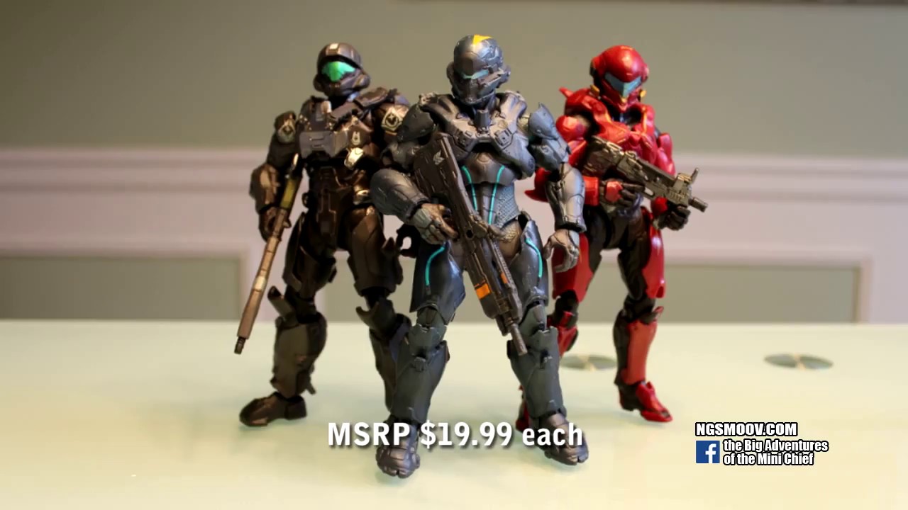 The Mini Chief OVERVIEWS S03 EP03 Mattel HALO Action Figures Wave 2 YouTube