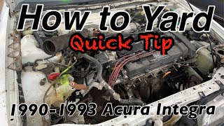 How to Yard: 1990-1993 Acura Integra