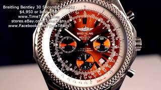 Breitling for Bentley 30 Seconds Chronograph A25362 Copper Dial