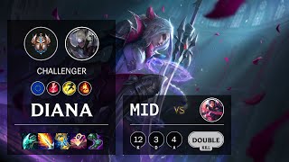 Diana Mid vs Irelia - EUW Challenger Patch 11.3