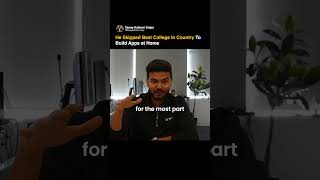 Skipping IIT to Build Apps At Home 🤯💀|| #AI