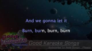 Burn -  Ellie Goulding (Lyrics Karaoke) [ goodkaraokesongs.com ]