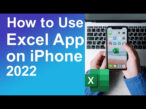 Video: Kā iPhone tālrunī rediģēt Excel izklājlapu?