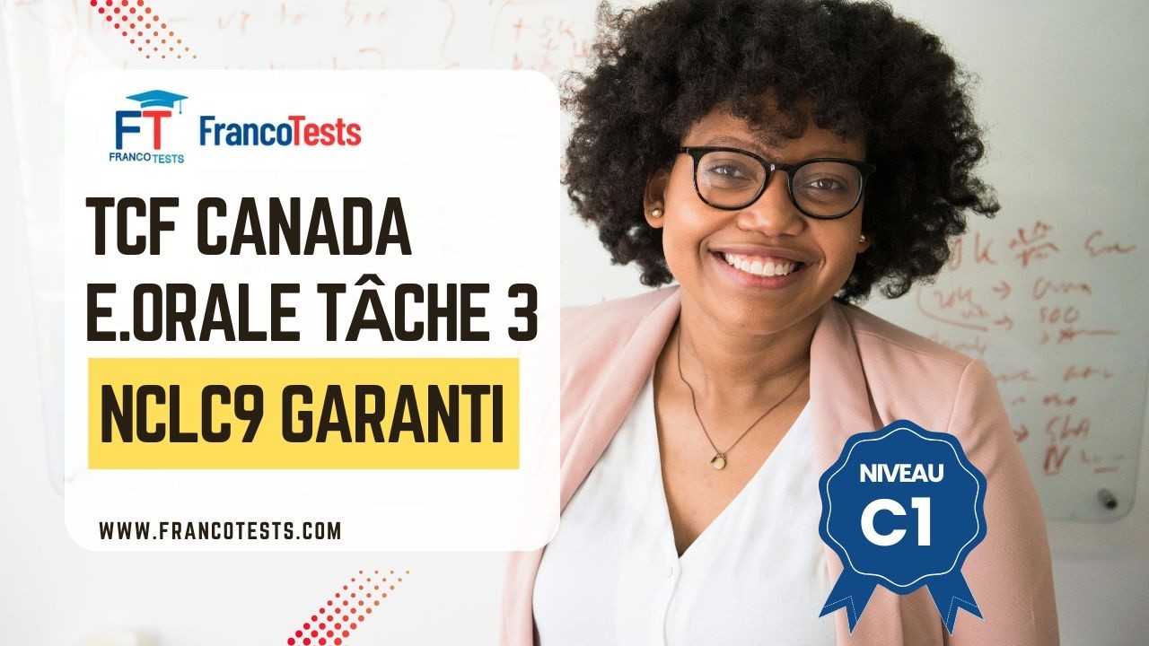 TCF Canada / Québec – Expression Orale Tâche 3 | Speaking Task 3 Real Exam Simulation #tcfcanada