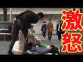 【激怒】ハチ公前でガチ寝してみた!!!!!!!