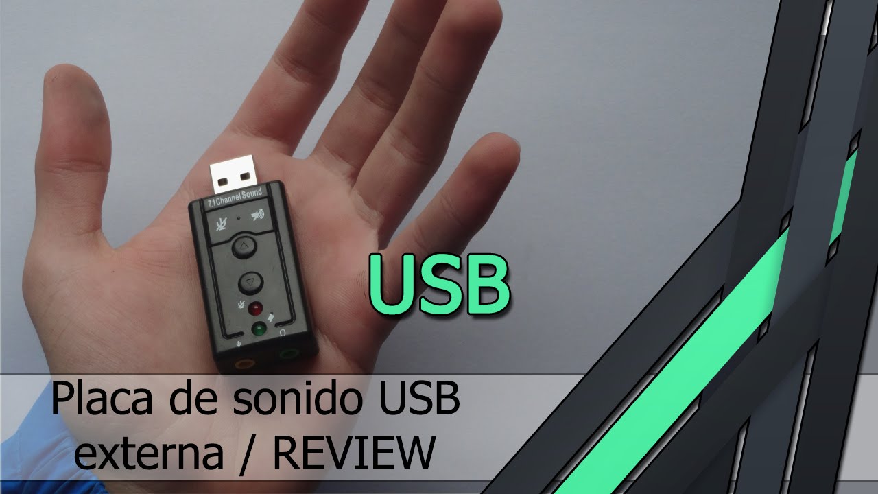 Tarjeta de Sonido USB Externa, Unboxing & Review (en Español) - YouTube