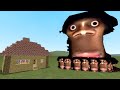 Aughh family vs minecraft houses in garrys mod