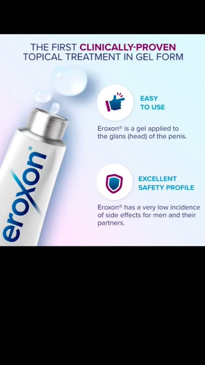 Treatment For Erectile Dysfunction, Eroxon Topical Gel Works In 10 Minutes
