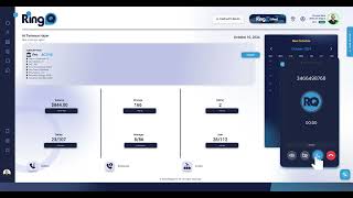 Receiving an Inbound Queue Call on the RingQ Web App