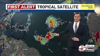 : Tropical Storm Gabrielle Forms In Atlantic Resimi