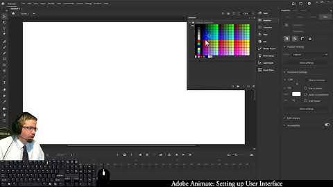 Adobe Animate: Setting Up User Interface