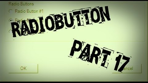 Уроки C# [RadioButton]