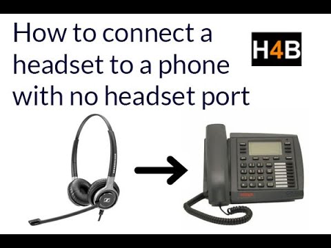 Video: Sådan Tilsluttes Headsettet Til Telefonen