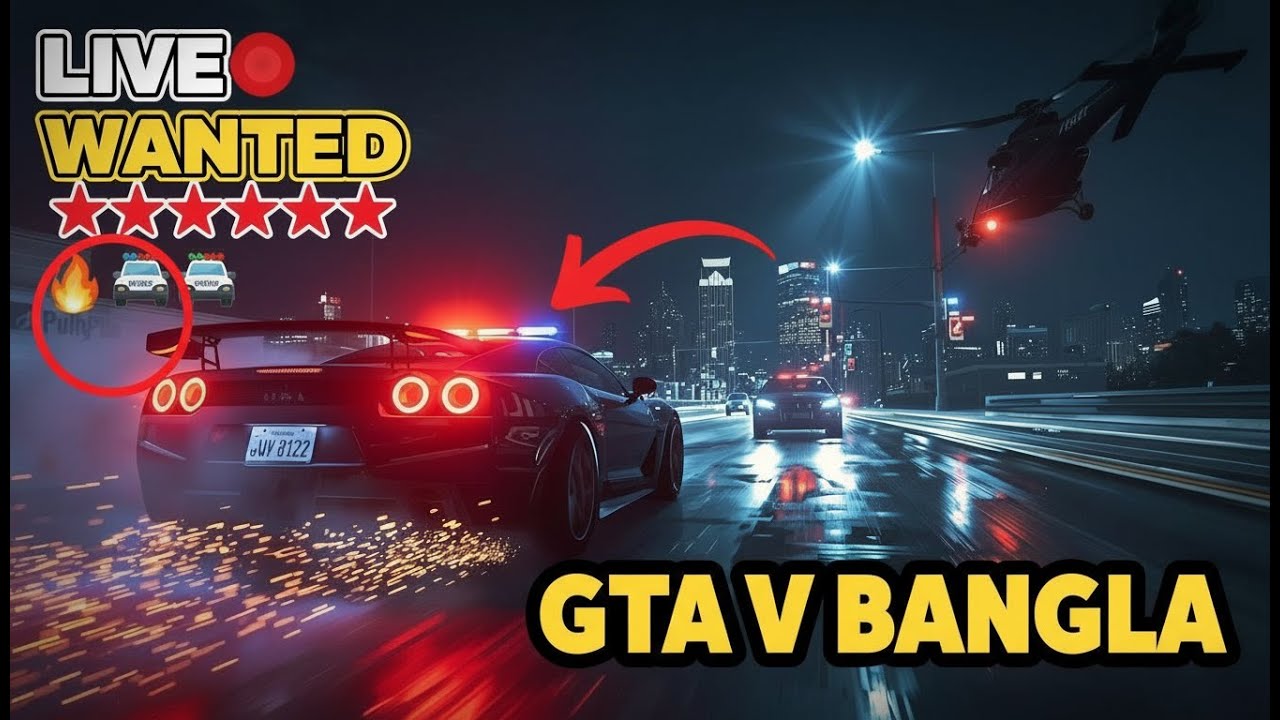 🔥 GTA V Bangla Live – Action, Chaos & Funny Moments in Los Santos! 🚗💥 ...