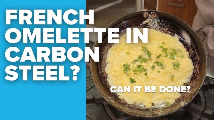 How's your French omelette game? De Buyer PRO Carbon Steel Omelette Pan  Review & Cooking Feature 