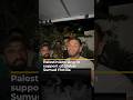 Palestinians sing in support of Global Sumud Flotilla | AJ #shorts
