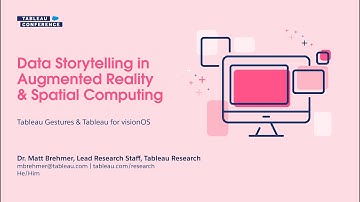 TC24: Data Storytelling in Augmented Reality & Spatial Computing