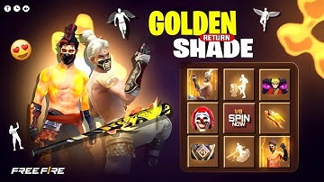 Golden shade bundle return date 🥳💥 | Lol emote return 2025 | Classic jazz pant return | Ff new event